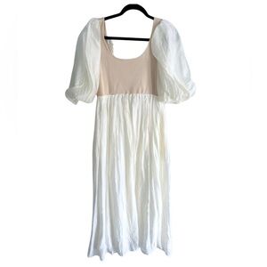 MIDI puff sleeve dresss from Zoco